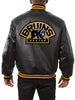 Boston Bruins Leather Bomber Jacket