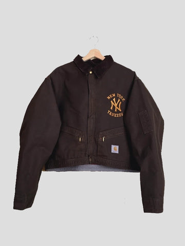 Vintage Carhartt x NY Yankees Crop Jacket