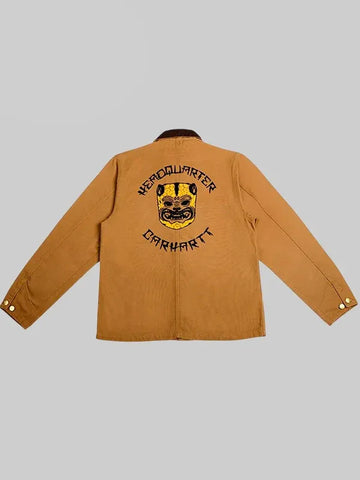 Brown headquarter carhartt collab Jacket