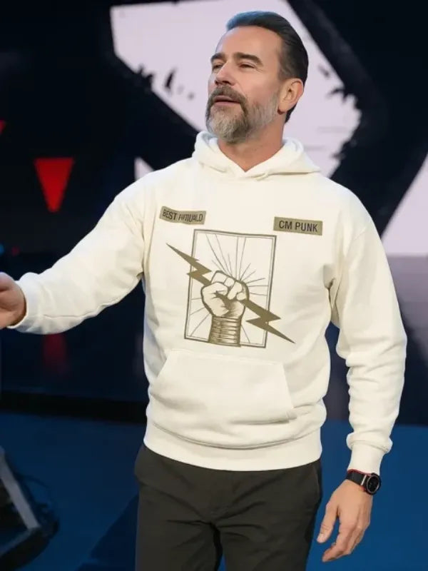 CM Punk Beige Hoodie