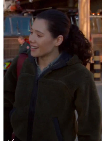 Chicago Fire S13 Hanako Greensmith Green Hoody Jacket
