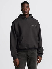 Christian Dior Couture Distressed Black Hoodie