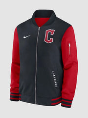 Cleveland Guardians Dugout Black and Red Jacket