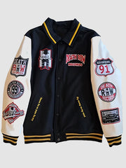 Death Row Records Patched Varsity Jacket