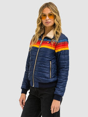 Dina Aviator Nation Stripe Jacket