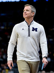 Dusty May Michigan Wolverines Half-Zip Sweatshirt