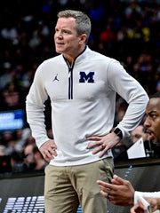 Dusty May Michigan Wolverines Half-Zip Sweatshirt
