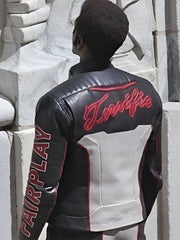 Edi Gathegi Superman 2025 Mister Terrific Leather Jacket