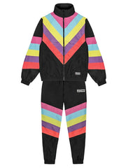 Electric Callboy retro striped tracksuit