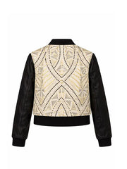 Emily Cooper Black Bomber Jacket