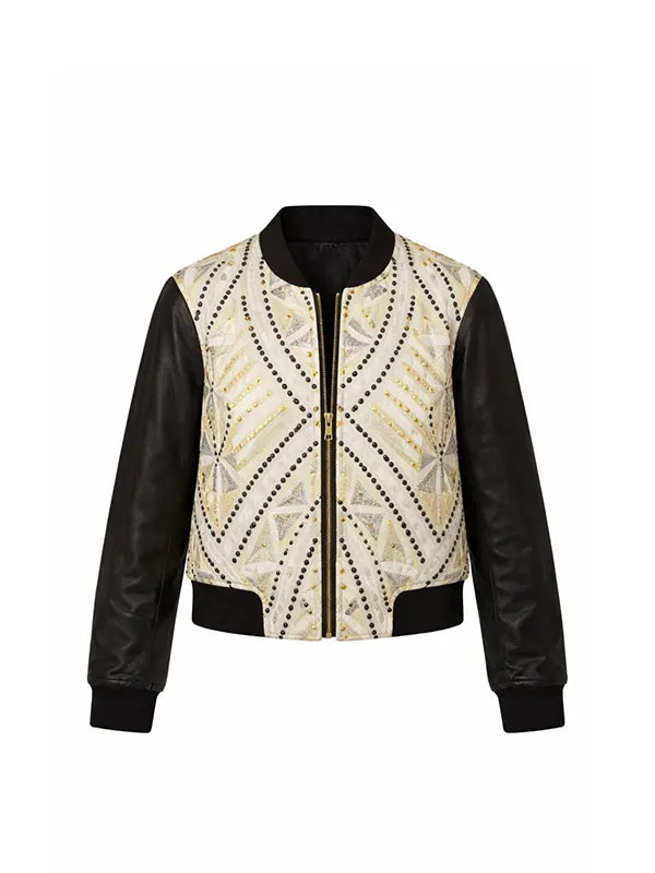 Emily in Paris S05 Black Bomber Jacket