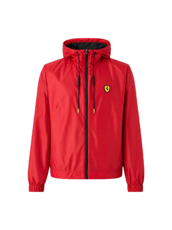 Ferrari red windbreaker jacket