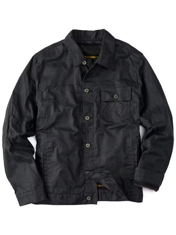 Men's Waxed Trucker Jacket