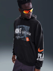French Terry Nike Hoodie Black 