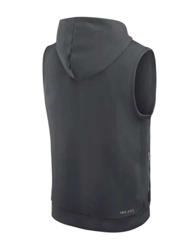 Green Bay Packers Sleeveless Hoodie black