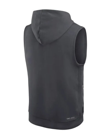 Green Bay Packers Sleeveless Hoodie black