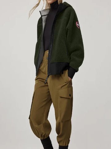 Hanako Green smith Chicago Fire S13 Violet Mikami Green Oversized Hoodie Kind High Pile Fleece Jacket