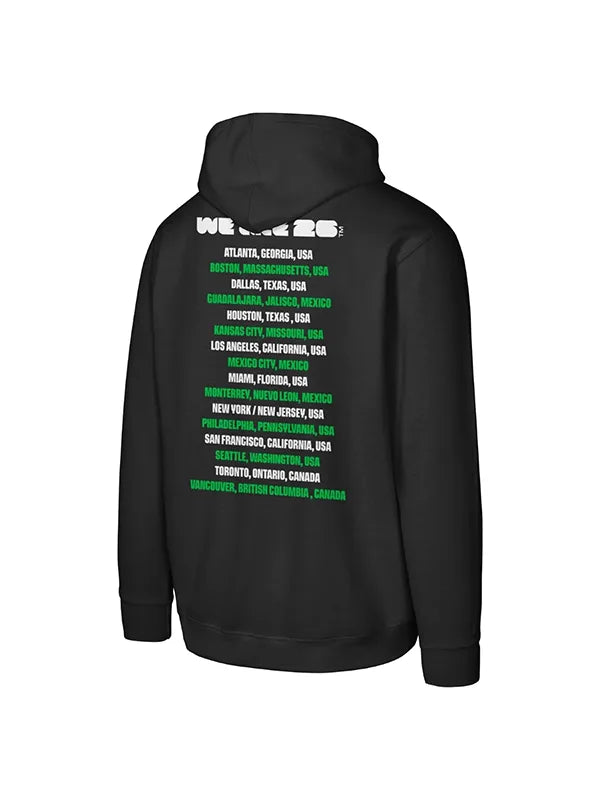 Host Cities List Pullover Hoodie