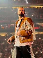 Houston Rodeo Drake Brown Fringe Jacket
