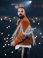 Houston Rodeo Drake Brown Fringe Jacket