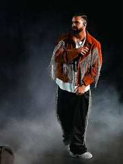 Houston Rodeo Drake Brown Fringe Jacket