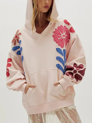 It's A Vibe Flowers Hoodie