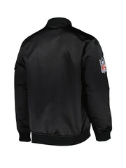 Kansas City Chiefs Team Leader Satin Bomber Jacket