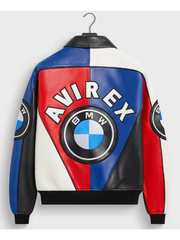 Kith X BMW Colorblock Racing Leather Jacket