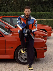 Kith X BMW Colorblock Racing Leather Jacket