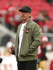 Kyle Shanahan 49ers Salute to Service Bomber Jacket
