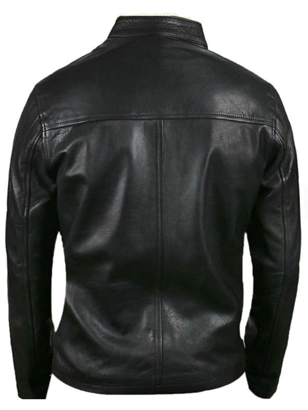 Le Mans Steve McQueen Leather Jacket Black