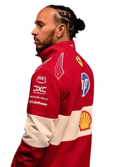 Lewis Hamilton Scuderia Ferrari F1 PUMA 2025 Team Racing Jacket