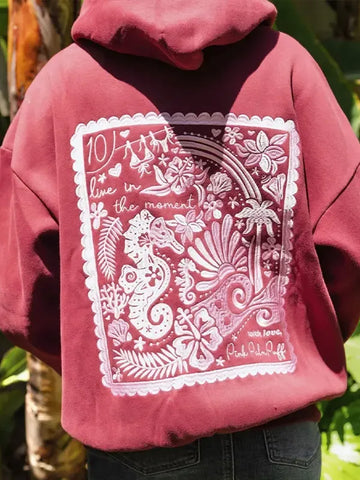 Live in the Moment Oversized Hoodie