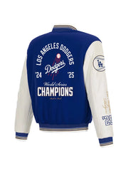 Los Angeles Dodgers real leather varsity jacket