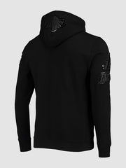 Los Angeles Lakers Triple Black Gloss Pullover Hoodie