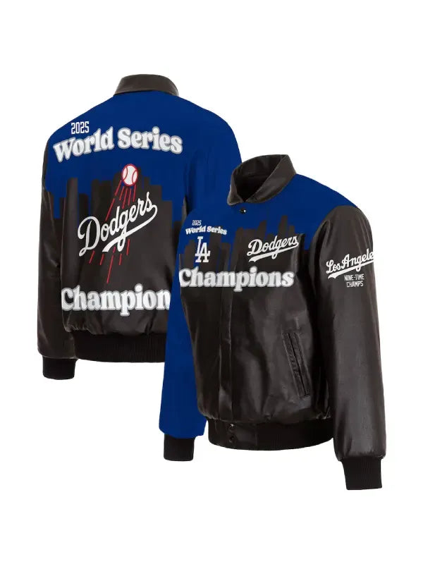Los Angeles Dodgers 2025 World Series Champions Leather Jacket
