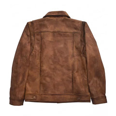 Luke Grimes Yellowstone Brown Leather Jacket