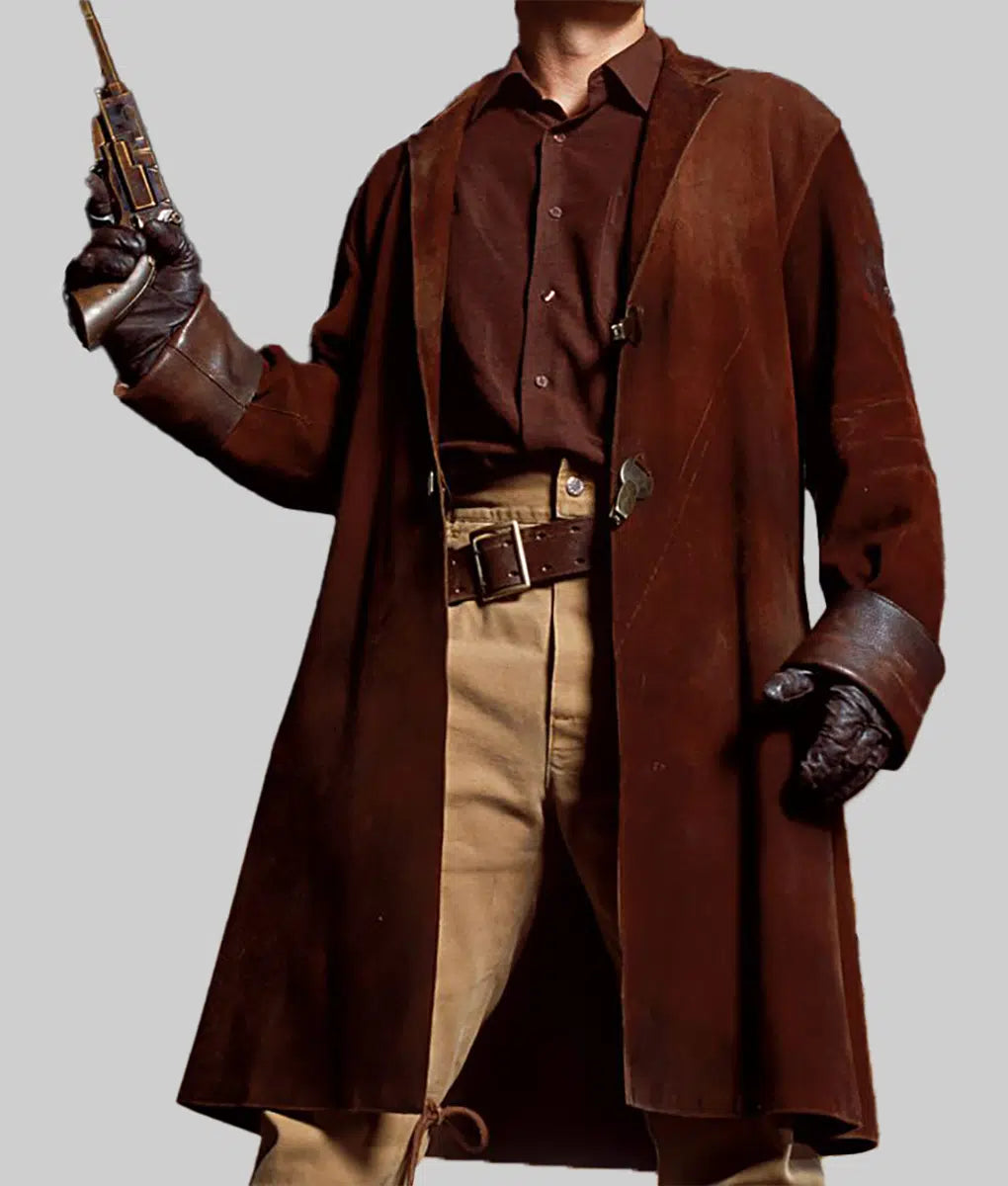 Malcolm Reynolds Firefly Brown Suede Coat