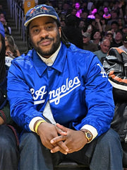 Malcolm Washington Los Angeles Dodgers Satin Jacket