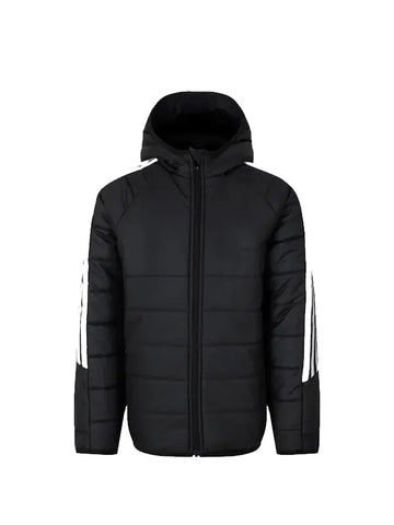 Manager Marco Silva Black Puffer Hooded Jacket