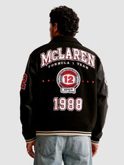 McLaren Abercrombie Varsity Jacket Black