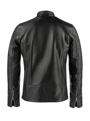 Mens Black Leather Jacket 