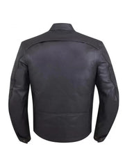 Leather Motorcycle Jacket For Mens