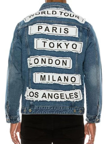 Mens World Tour Denim Jacket