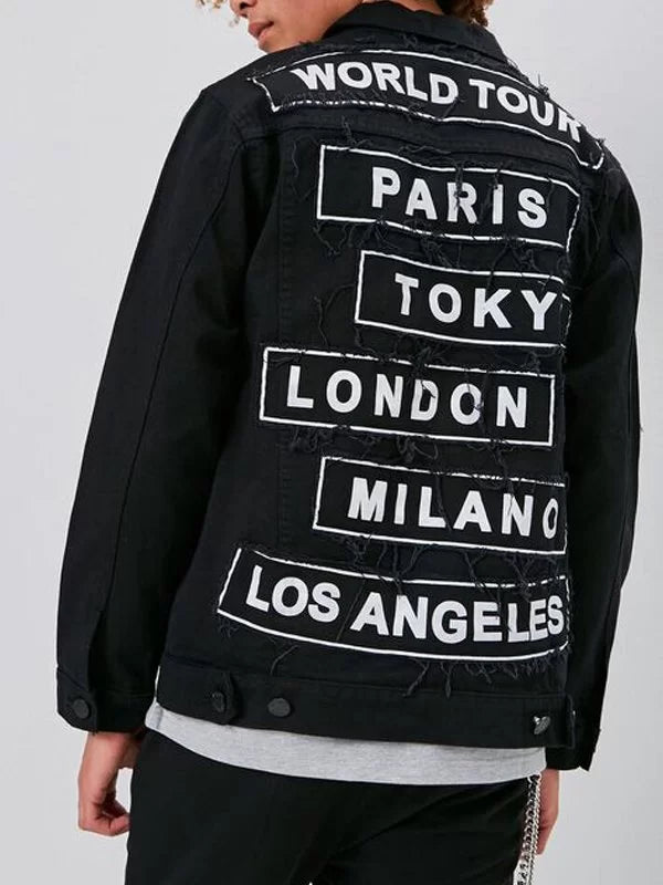 Mens World Tour Denim Jacket