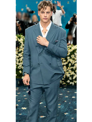 Met Gala 2025 Joe Burrow Gray Suit