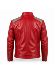 Jaafar Jackson Michael 2026 Red Bomber Jacket