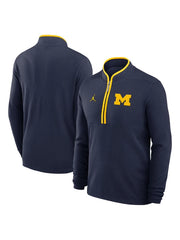Dusty May Michigan Wolverines Half-Zip Sweatshirt