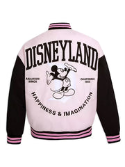 Mickey Mouse Disneyland Varsity Jacket Pink