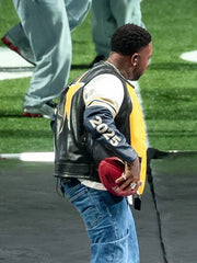Super Bowl LIX Mustard Vanson Leather Jacket